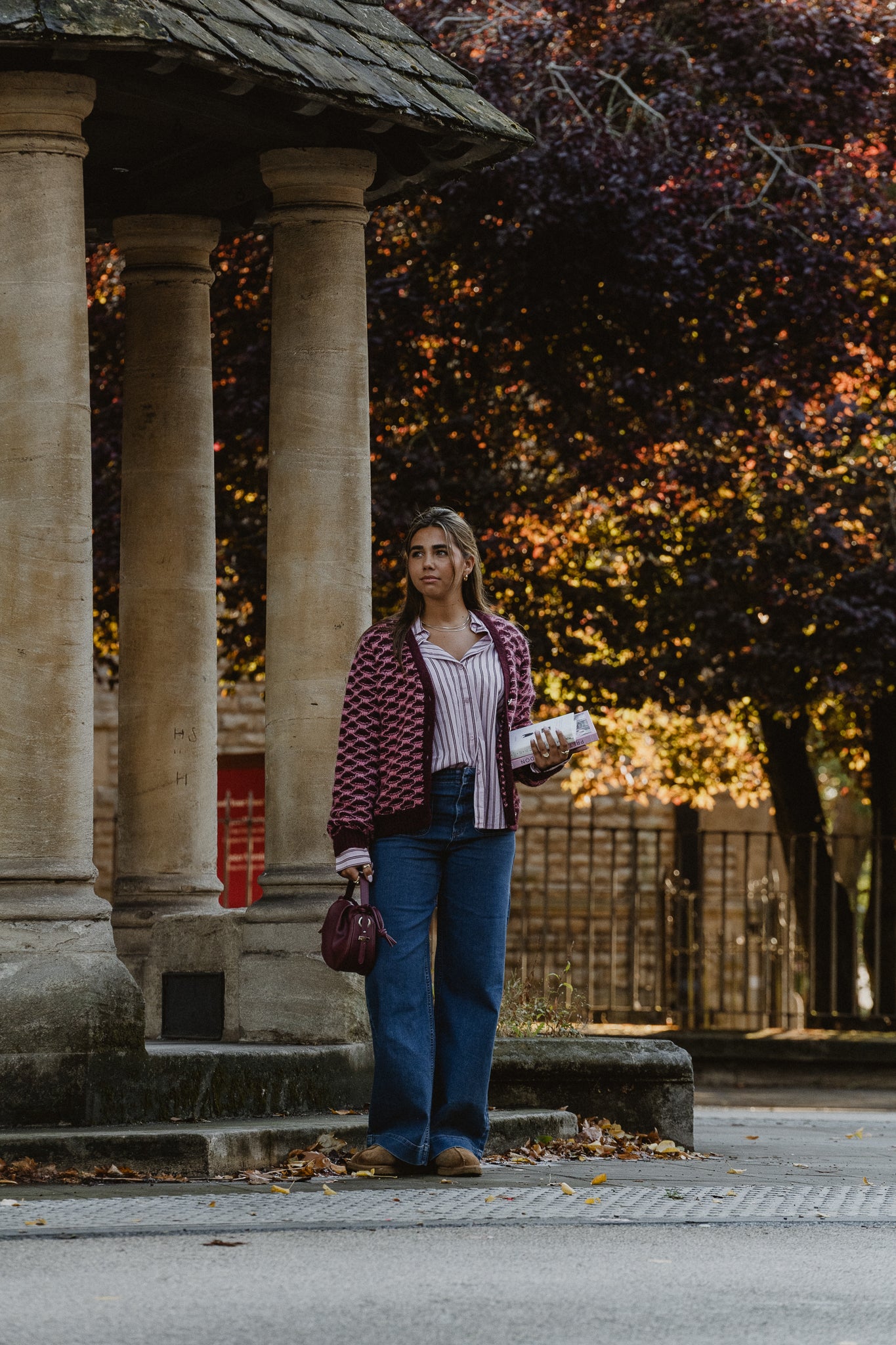 PCJIVANA Knit Cardigan - Tawny Port